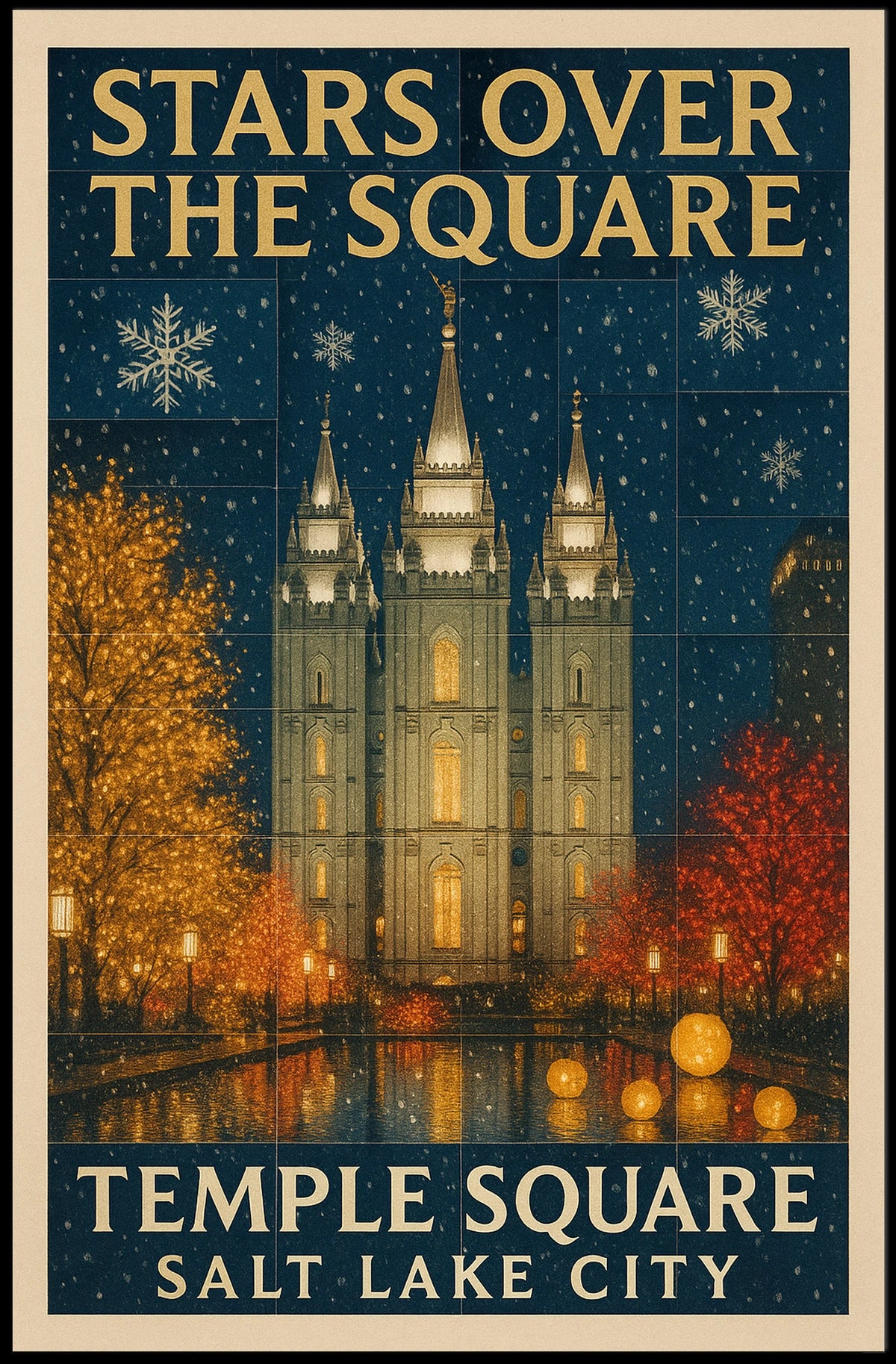 Stars Over Temple Square Poster