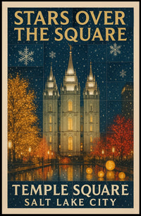 Stars Over Temple Square Poster