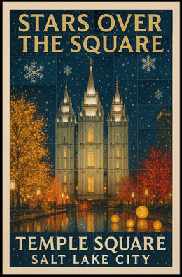 Stars Over Temple Square Poster