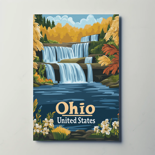 Ohio Vintage Poster