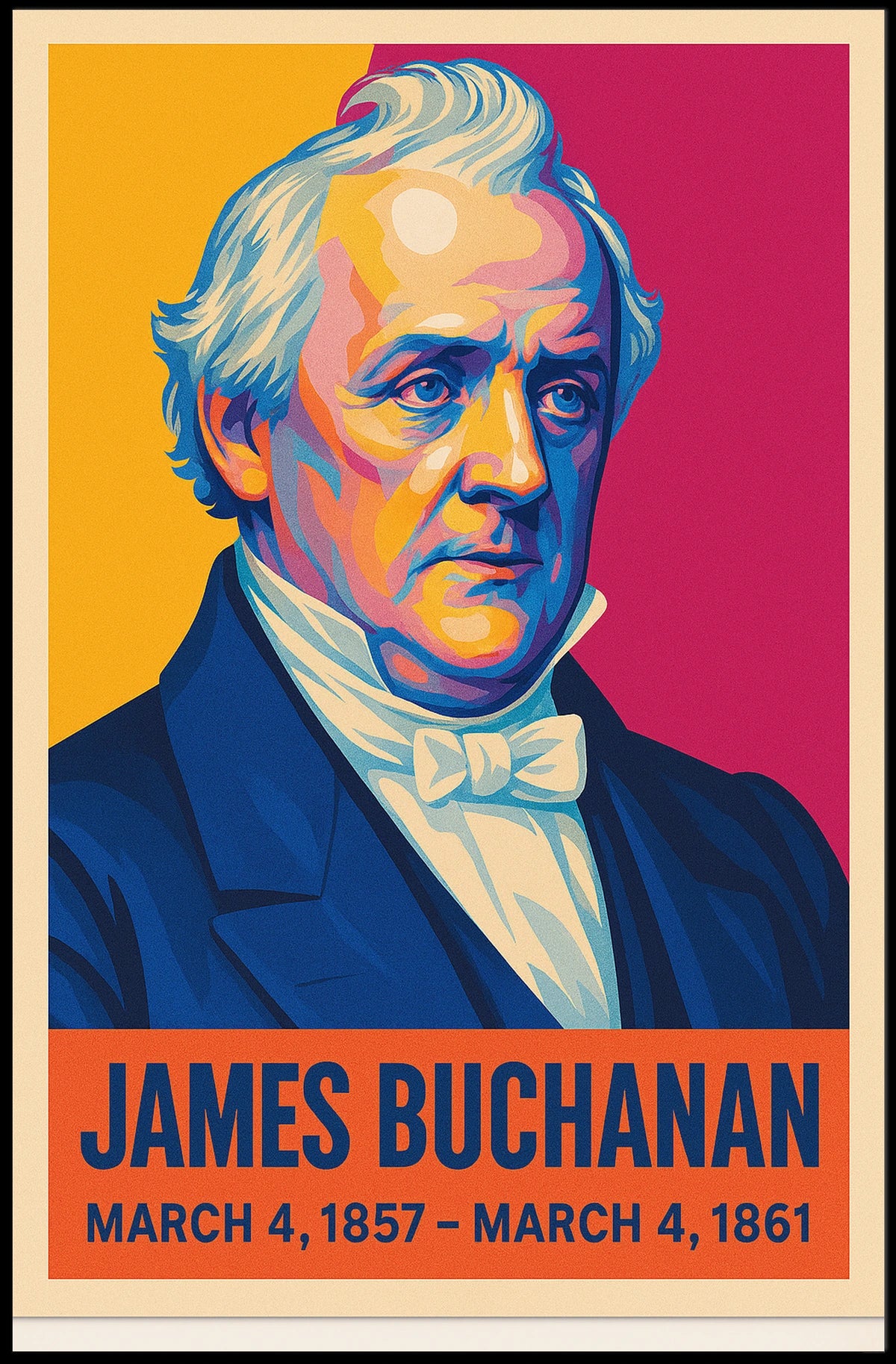 James Buchanan Poster