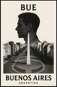Buenos Aires Silhouette Poster