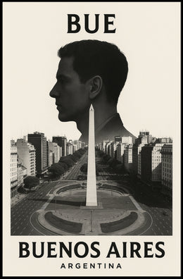 Buenos Aires Silhouette Poster