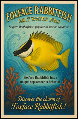 Discover the Charm of Foxface Rabbitfish Poster