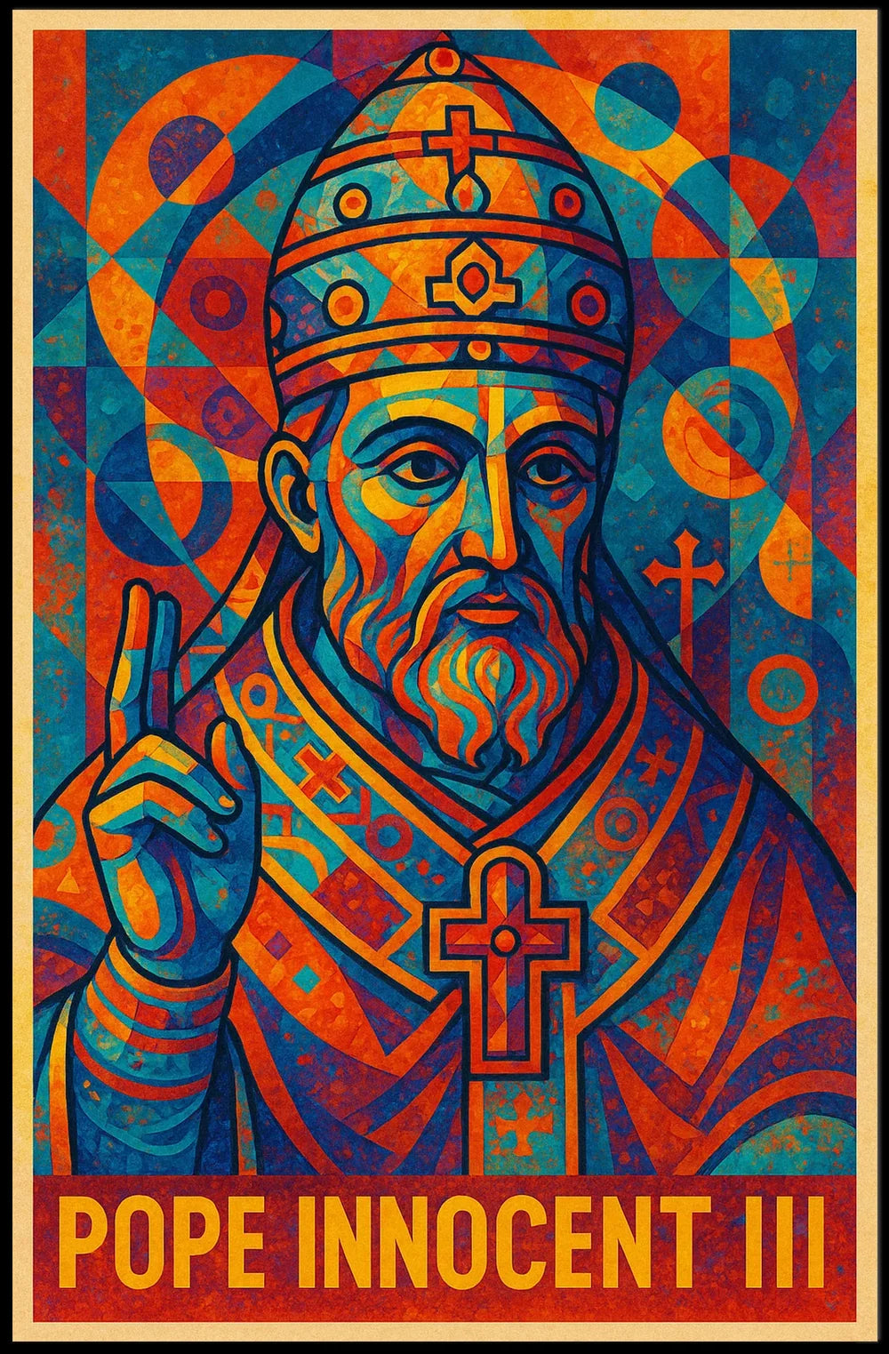 POPE'INNOCENT Al Historical Art Poster