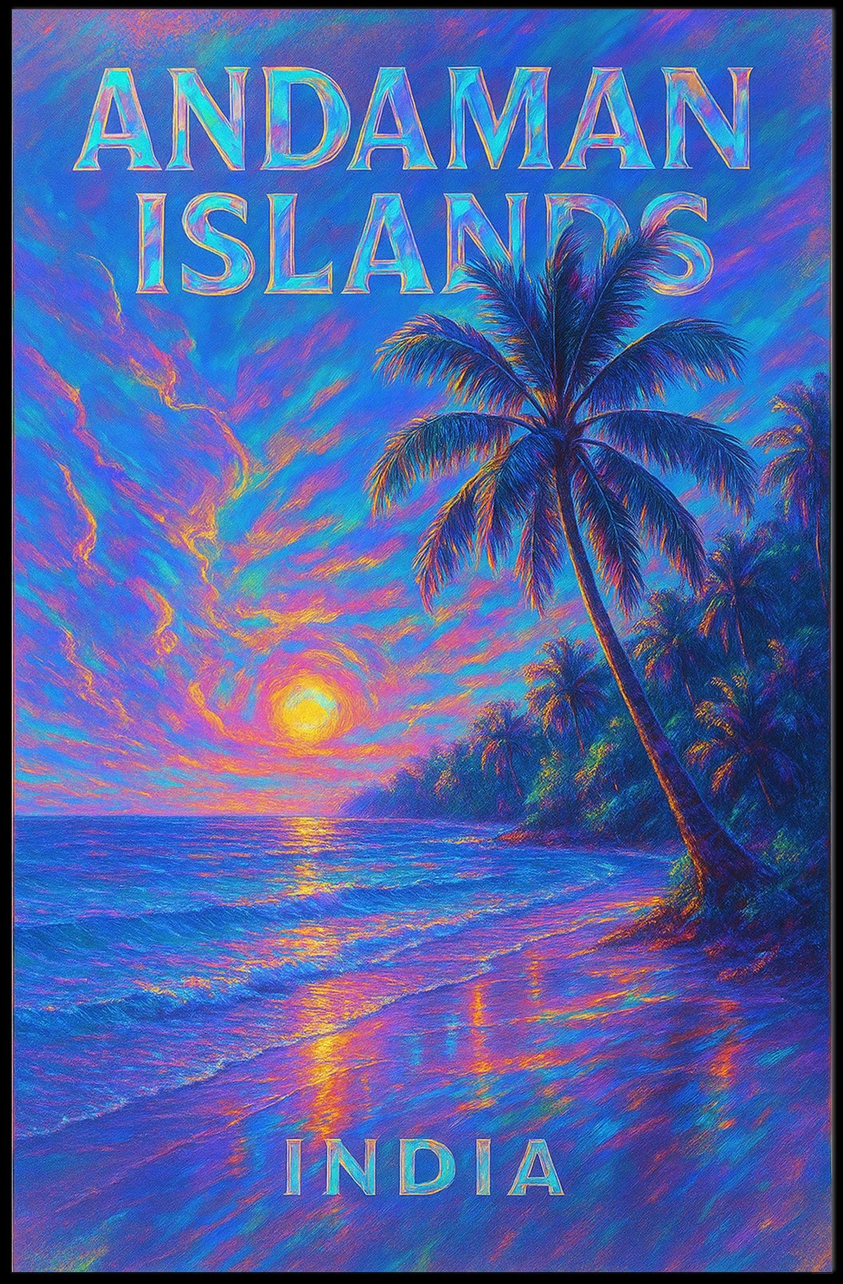 Andaman Islands Sunset Poster