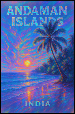 Andaman Islands Sunset Poster