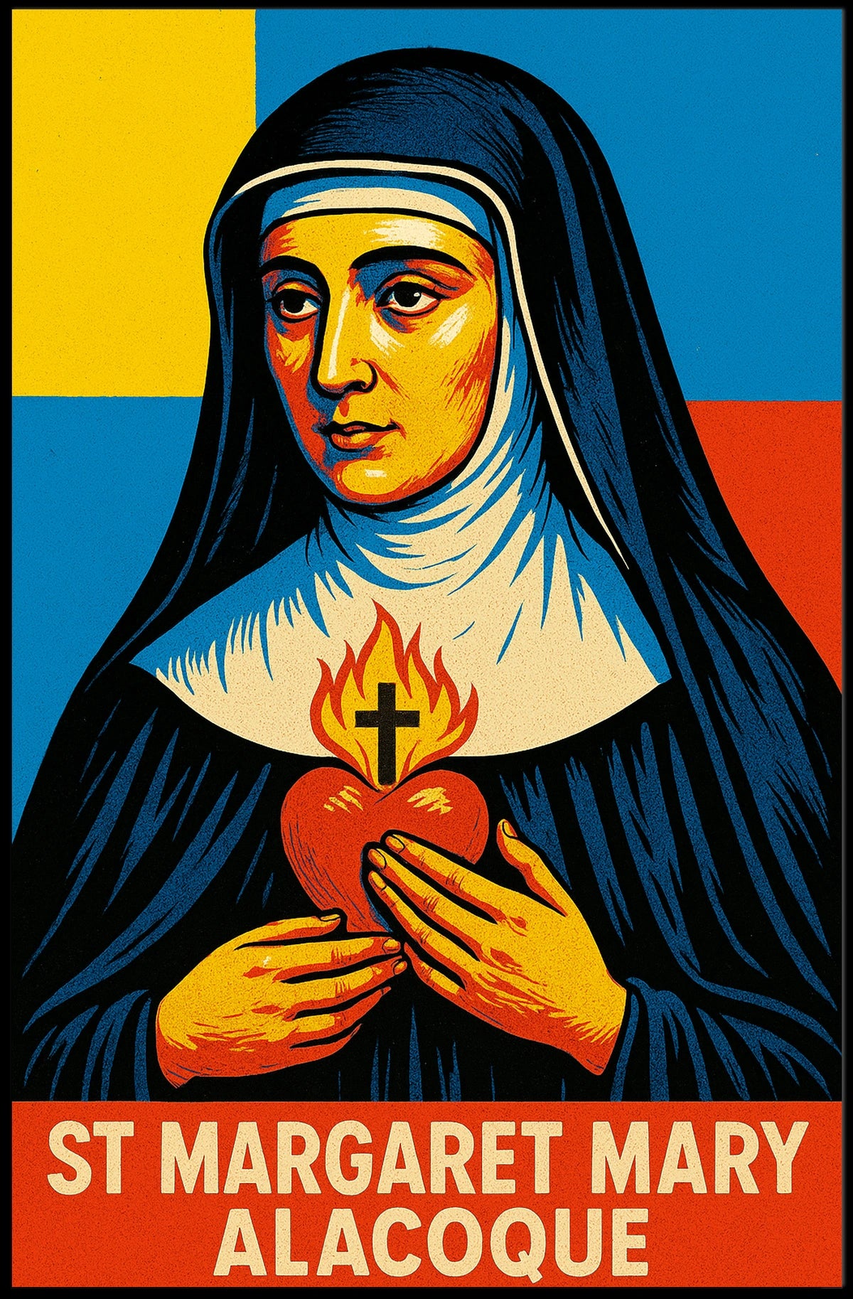 St. Margaret Mary Alacoque Poster