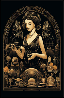Enigmatic Elegance Poster