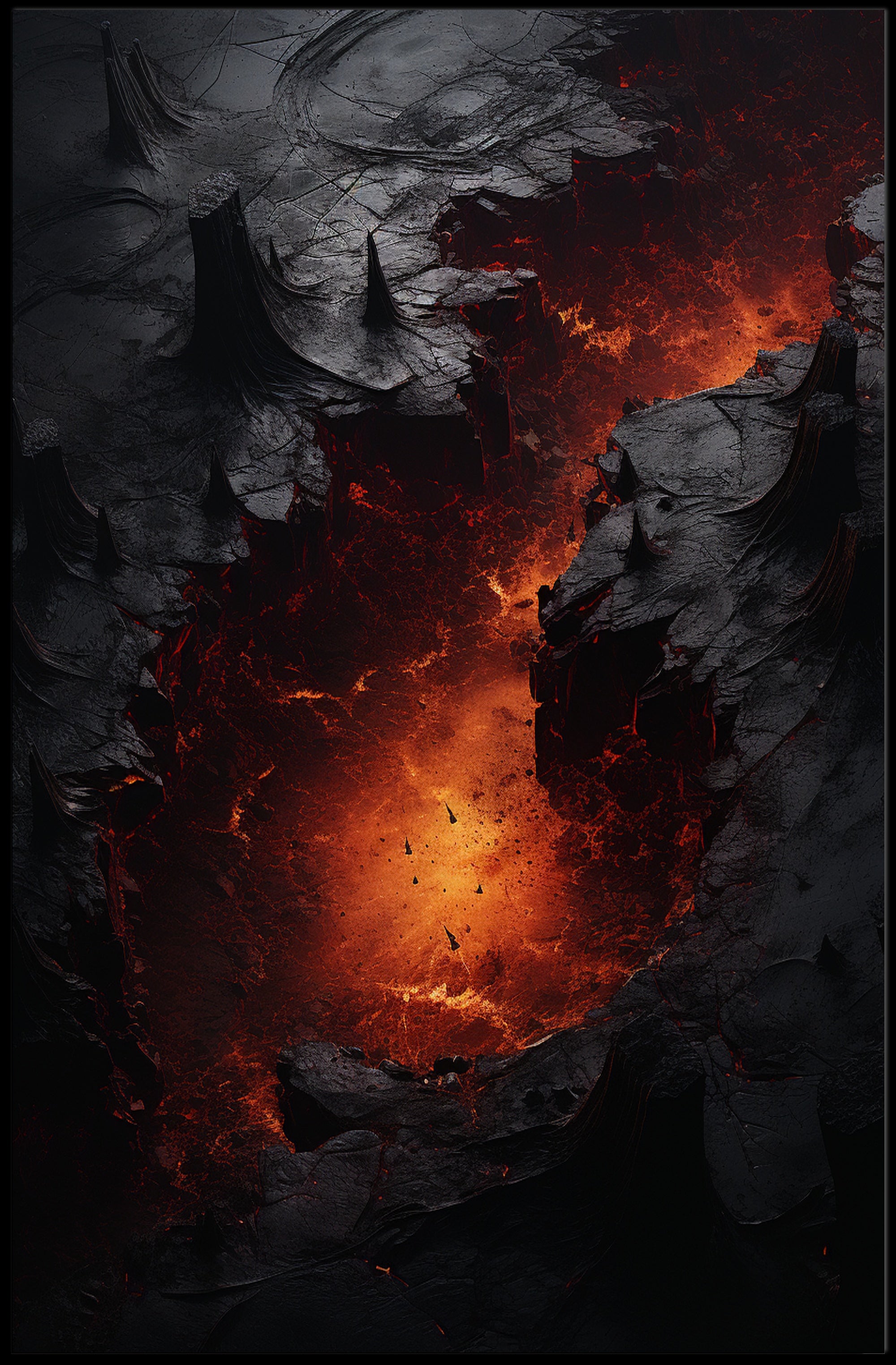 Fiery Abyss Poster