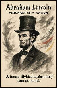 Abraham Lincoln Visionary of a Nation Poster PosterGoat