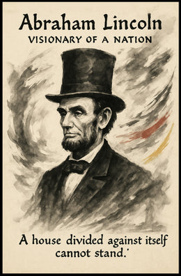 Abraham Lincoln Visionary of a Nation Poster PosterGoat