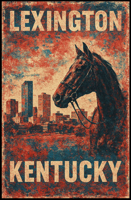 Lexington Kentucky Wanderlust Cityscape Photography Poster