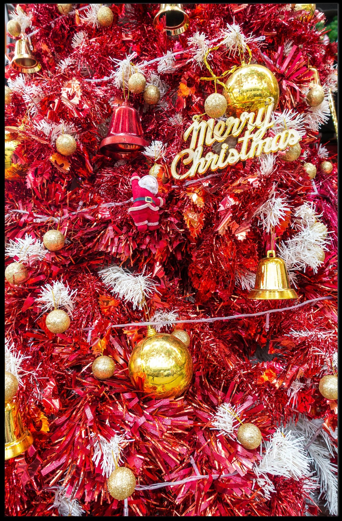 Vibrant Holiday Christmas Tree Festive Celebrations Poster