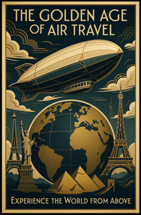The Golden Age of Air Travel Poster