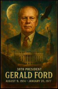 Gerald Ford 38th President Poster