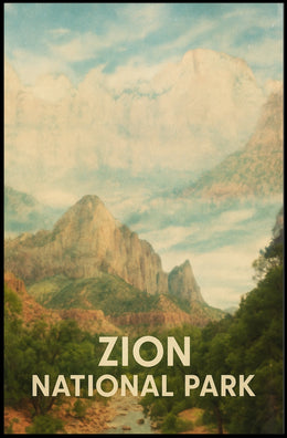 Zion National Park Poster