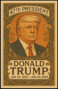 President Donald Trump A Legacy in Bloom Poster