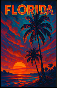 Florida Sunset Poster