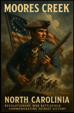 Moores Creek Revolutionary War Poster