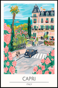 Vibrant Capri Poster PosterGoat