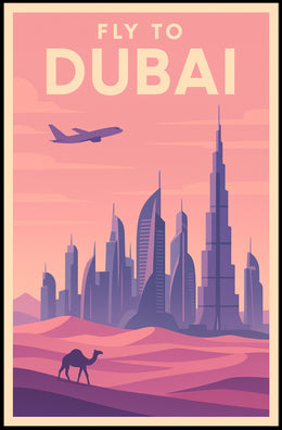 Fly to Dubai Poster