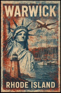 Warwick, Rhode Island A Vintage Poster