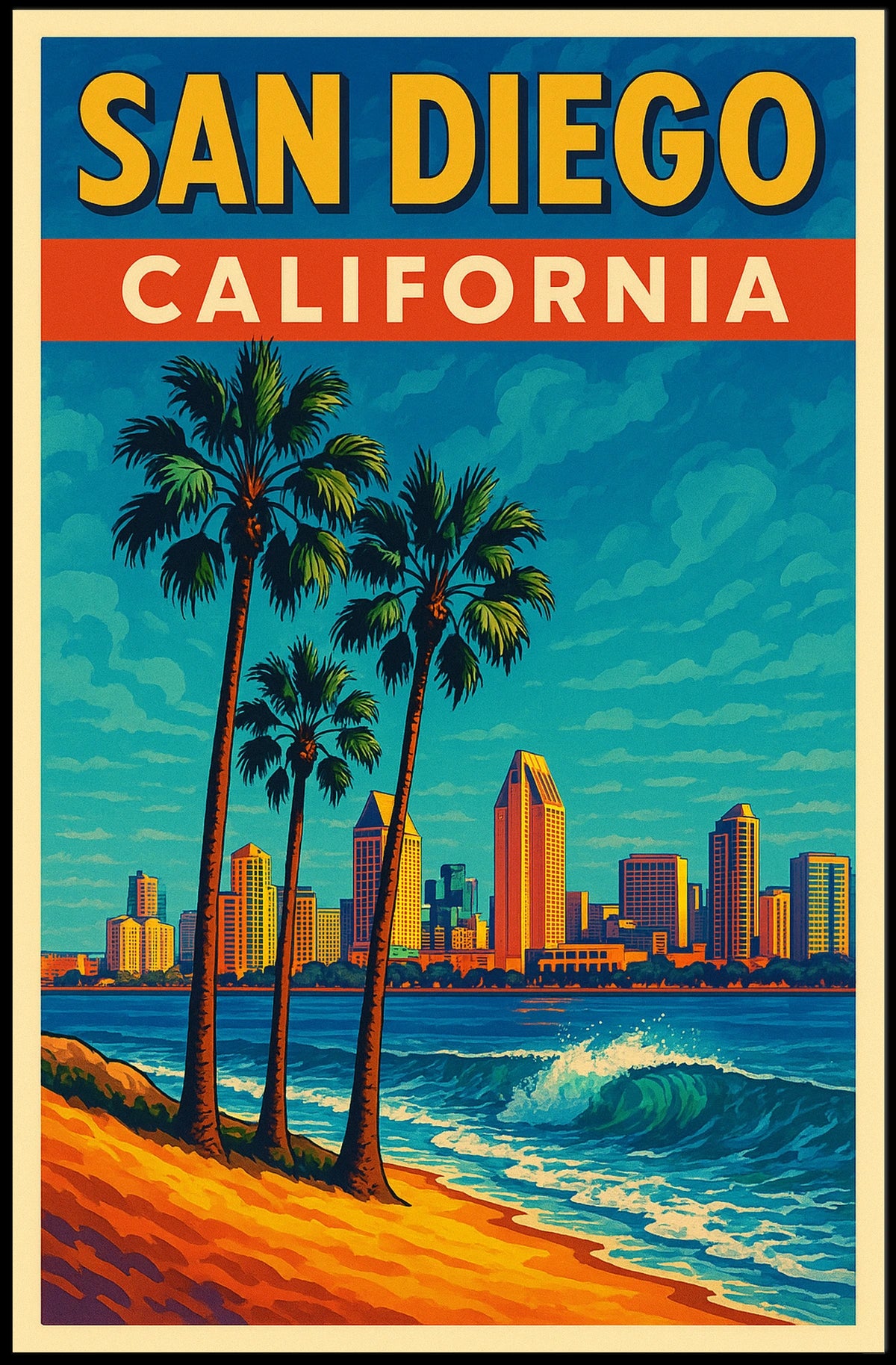 San Diego, California Poster