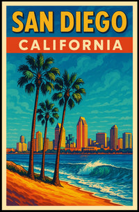 San Diego, California Poster