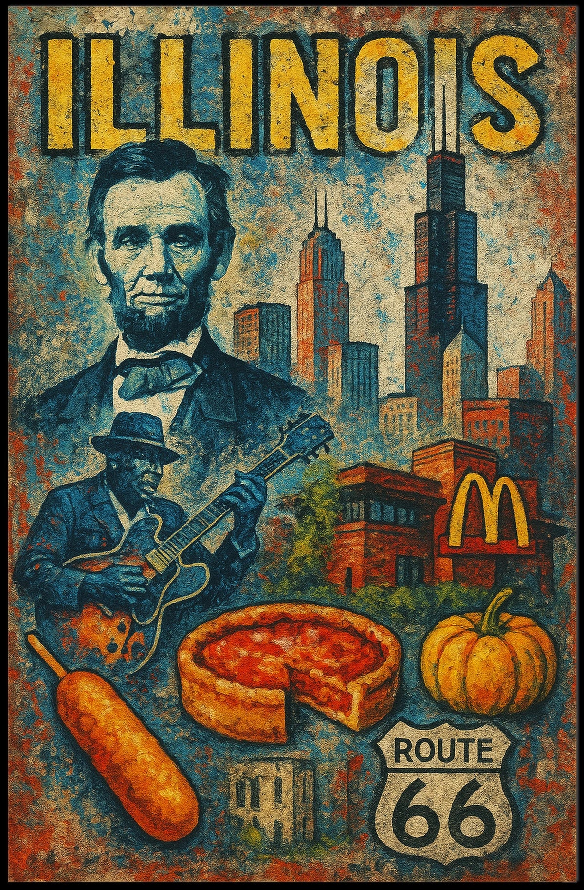 Illinois Tribute Poster