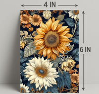 Sunflower Sunshine Vibes: Abstract or Artistic Poster