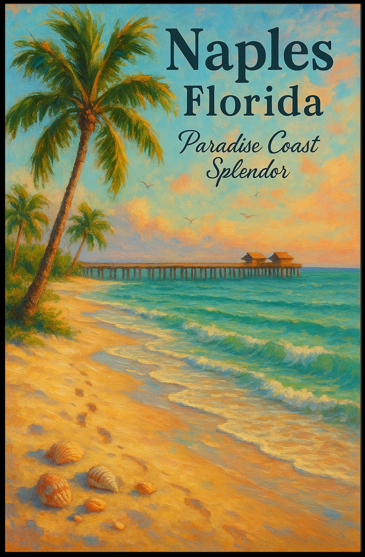 Naples, Florida Paradise Coast Poster