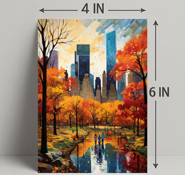 Autumn In The City Poster
