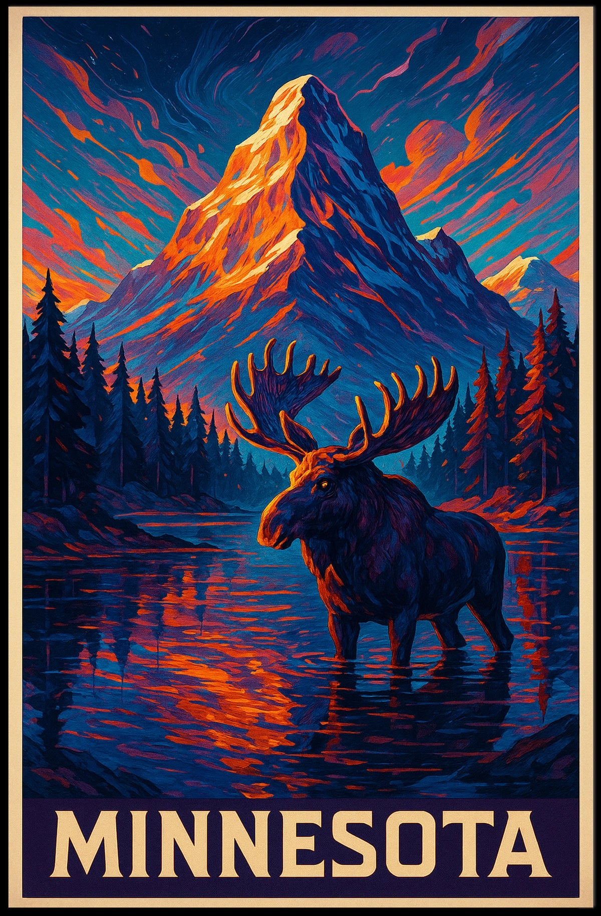 Majestic Minnesota Poster