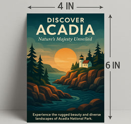 Discover Acadia Poster PosterGoat