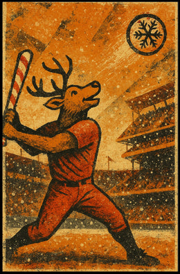 Winter Baseball Fantasy Poster