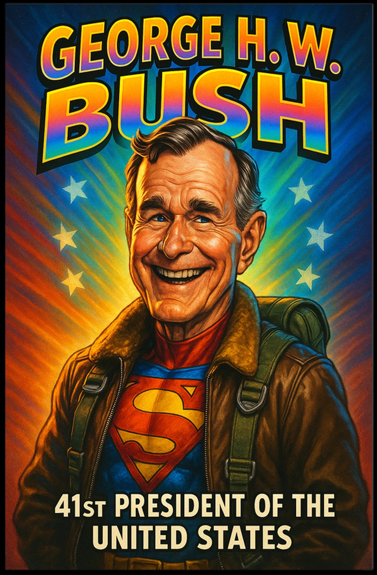 George H. W. Bush 41st President Poster