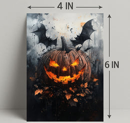Spooky Jack-O-Lantern Poster