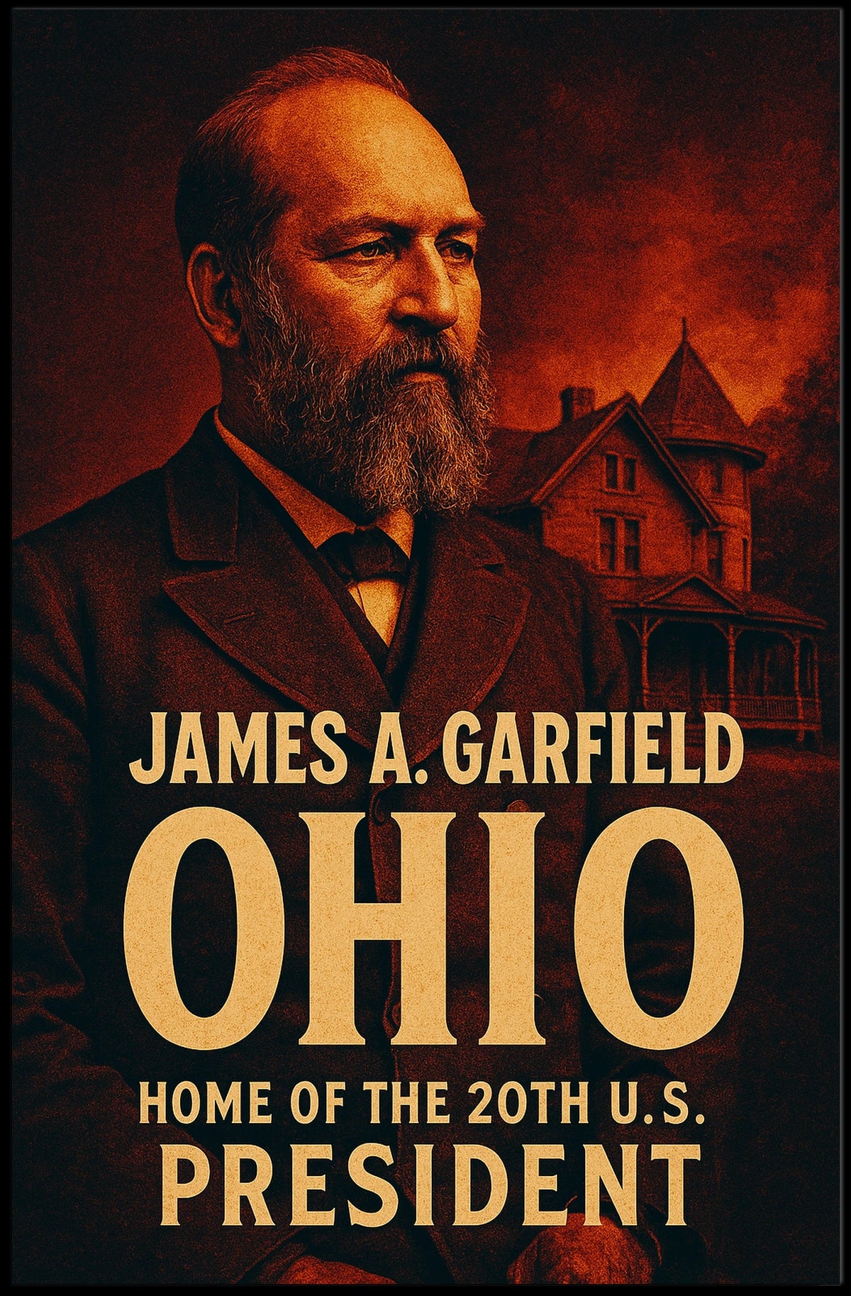 James A. Garfield 20th President Poster