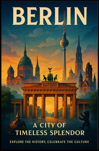 Berlin A City of Timeless Splendor Poster