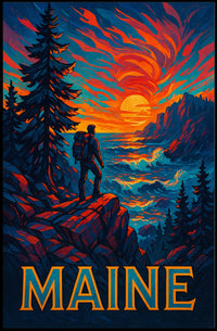 Maine Adventure Poster