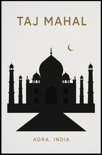 Taj Mahal Agra, India Poster PosterGoat