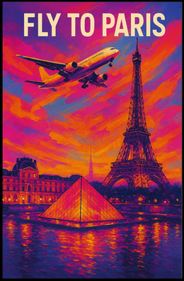 Fly To Paris Poster