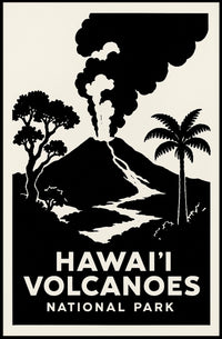 Hawaii Volcanoes National Park Wanderlust Poster