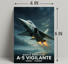 North American A5 Vigilante Poster PosterGoat