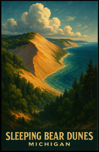 Sleeping Bear Dunes Michigan Poster