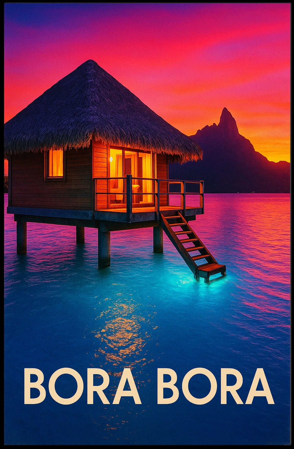 Bora Bora Paradise Poster