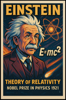 Albert Einstein Nobel Prize In Physics Poster