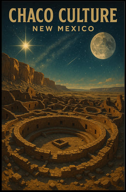 Chaco Culture New Mexico Poster