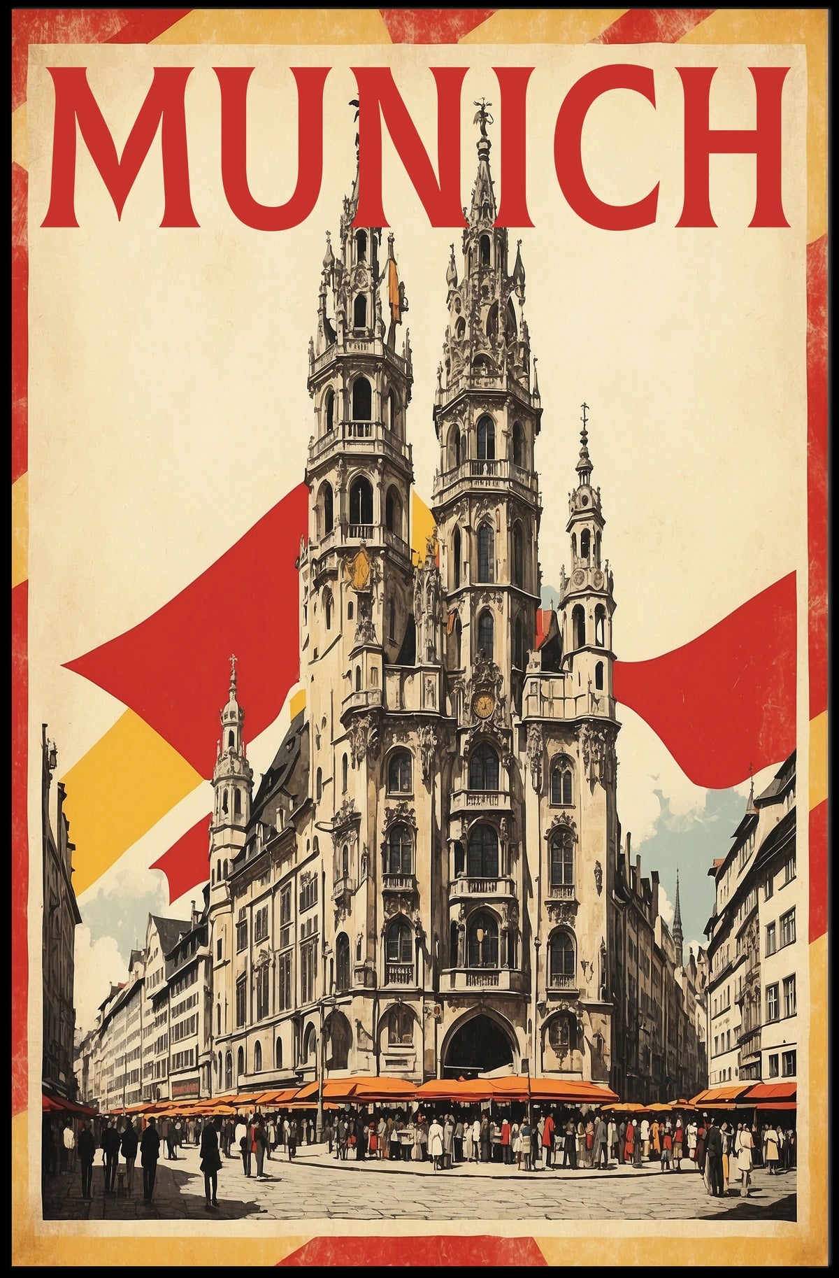 Munich Architectural Splendor Poster
